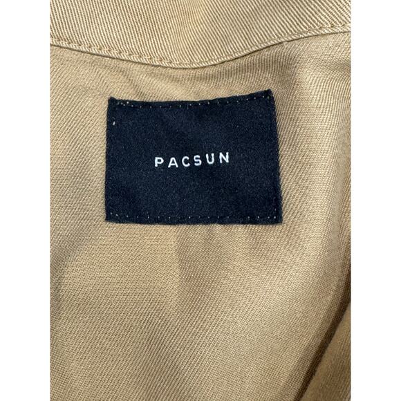 PacSun Echo Park Embroidered Gold Bowling Camp Shirt M - Picture 9 of 11